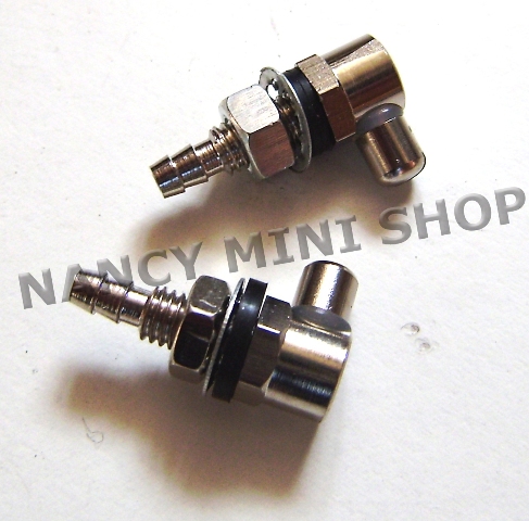 Paire Classic Mini Chrome Inoxydable twin jet buse lave-glace essuie-glace