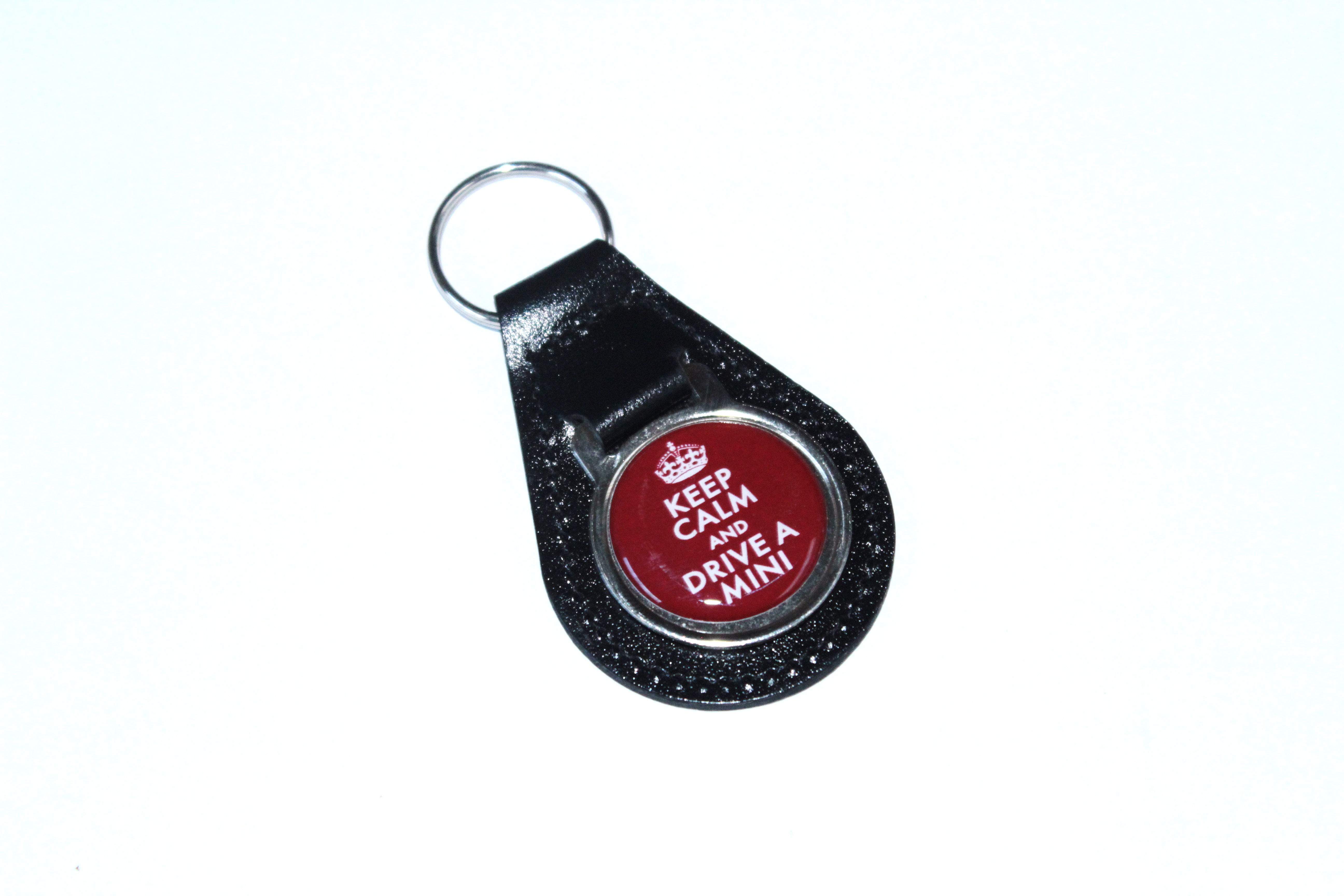 Porte clés cuir – KEEP CALM / DRIVE A MINI (rond) - NMS6453 - pièces Austin Mini  Cooper - Nancy Mini Shop
