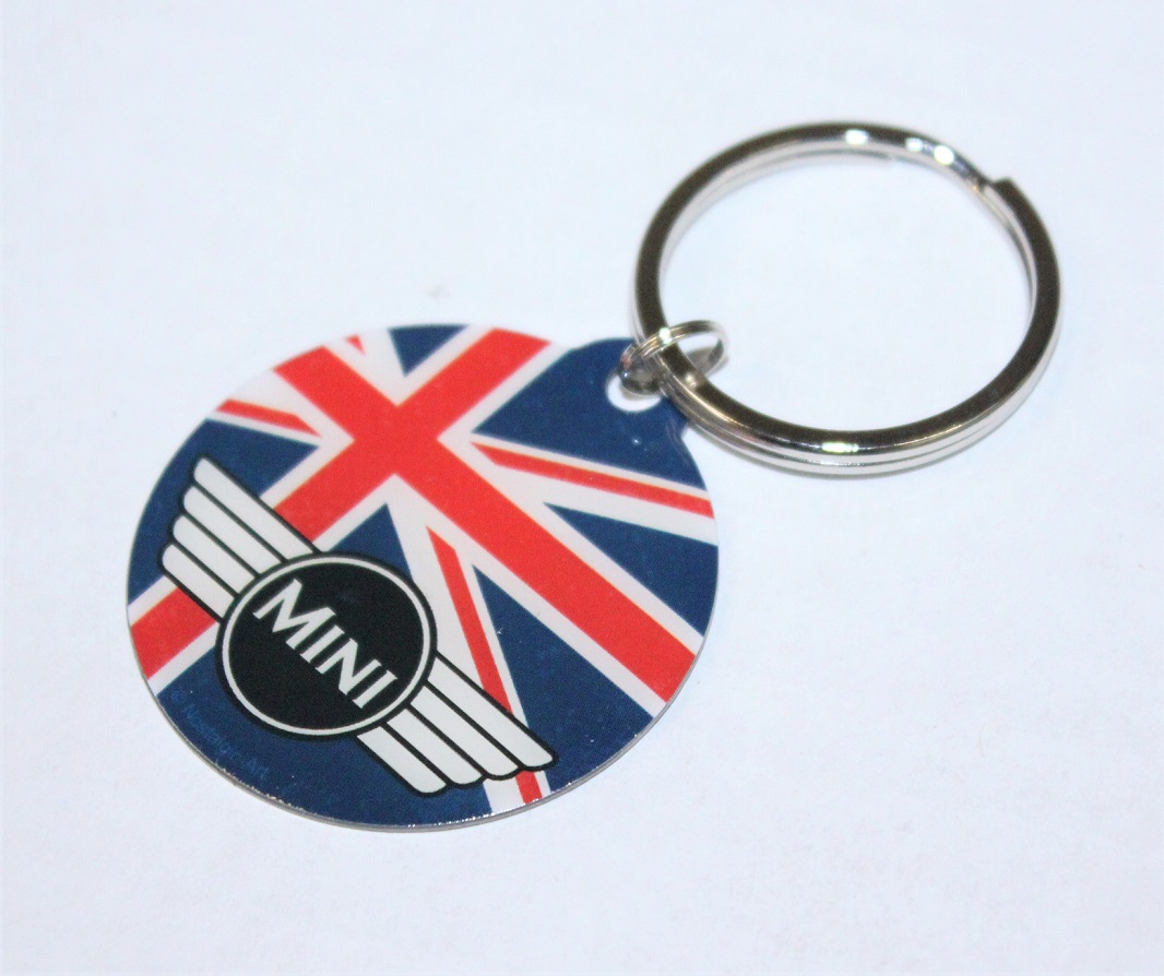 Nostalgic-Art 48018 Porte-clés Mini Union Jack Rond 4 cm : : Mode